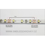 LED pásek 5m 4,8W/m 60ks/m 2835 TEPLÁ