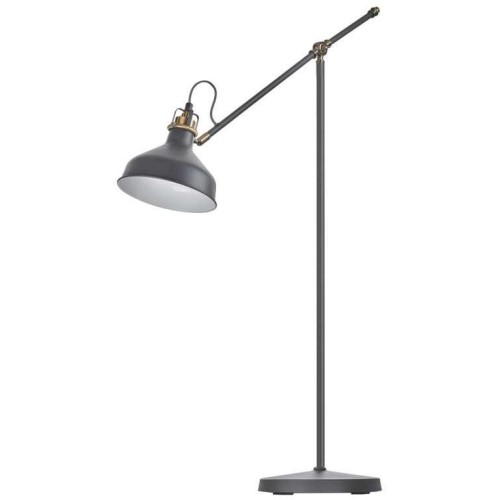 Stojací svítidlo ARTHUR na žárovku E27, 150cm, tmavě šedá