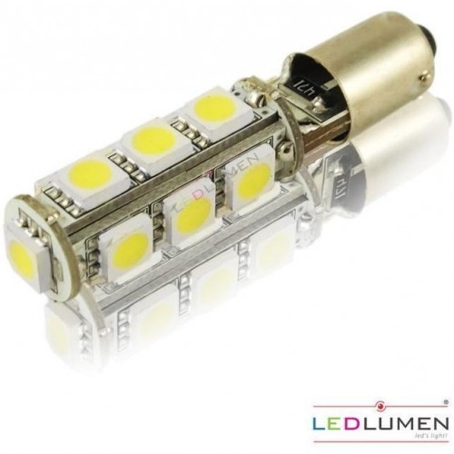 LED auto žárovka LED BA9S 13 SMD 5050 T4W CAN BUS