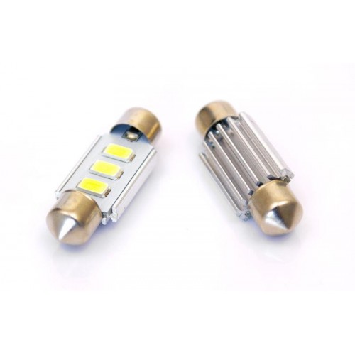 LED auto žárovka LED C5W 3 SMD 5630 CAN BUS 31mm