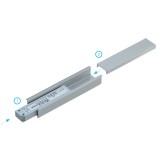 Hliníkový profil LUMINES INSO 1m pro LED pásky, stříbrný