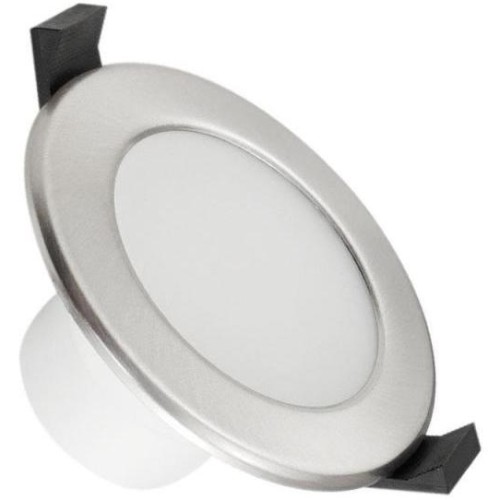 Podhledové bodové svítidlo LED LDL154/S stříbrné 10W NW 850lm, IP44 NEUTRÁLNÍ