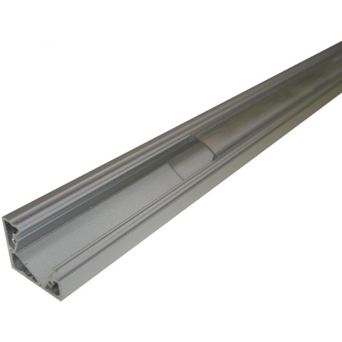 Hliníkový profil MiniLUX  30/60° 1m pro LED pásky, hliník