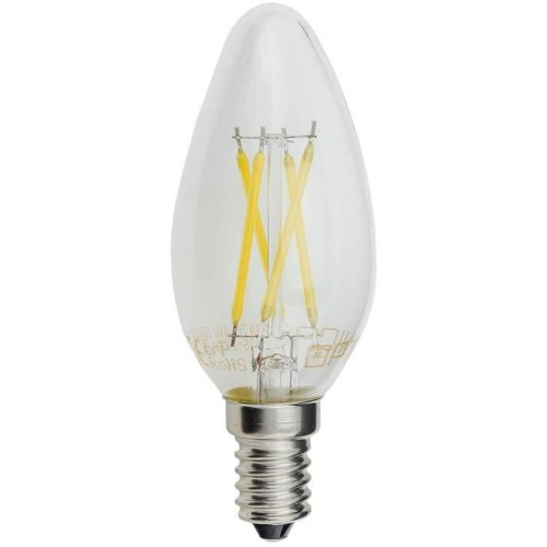 LED Filament Candle Žárovka C35 E14 4W Neutrální bílá