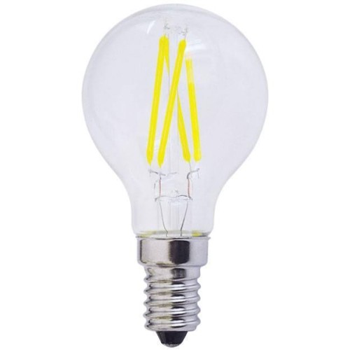 LED Filament Žárovka G45 E14 4W Studená bílá
