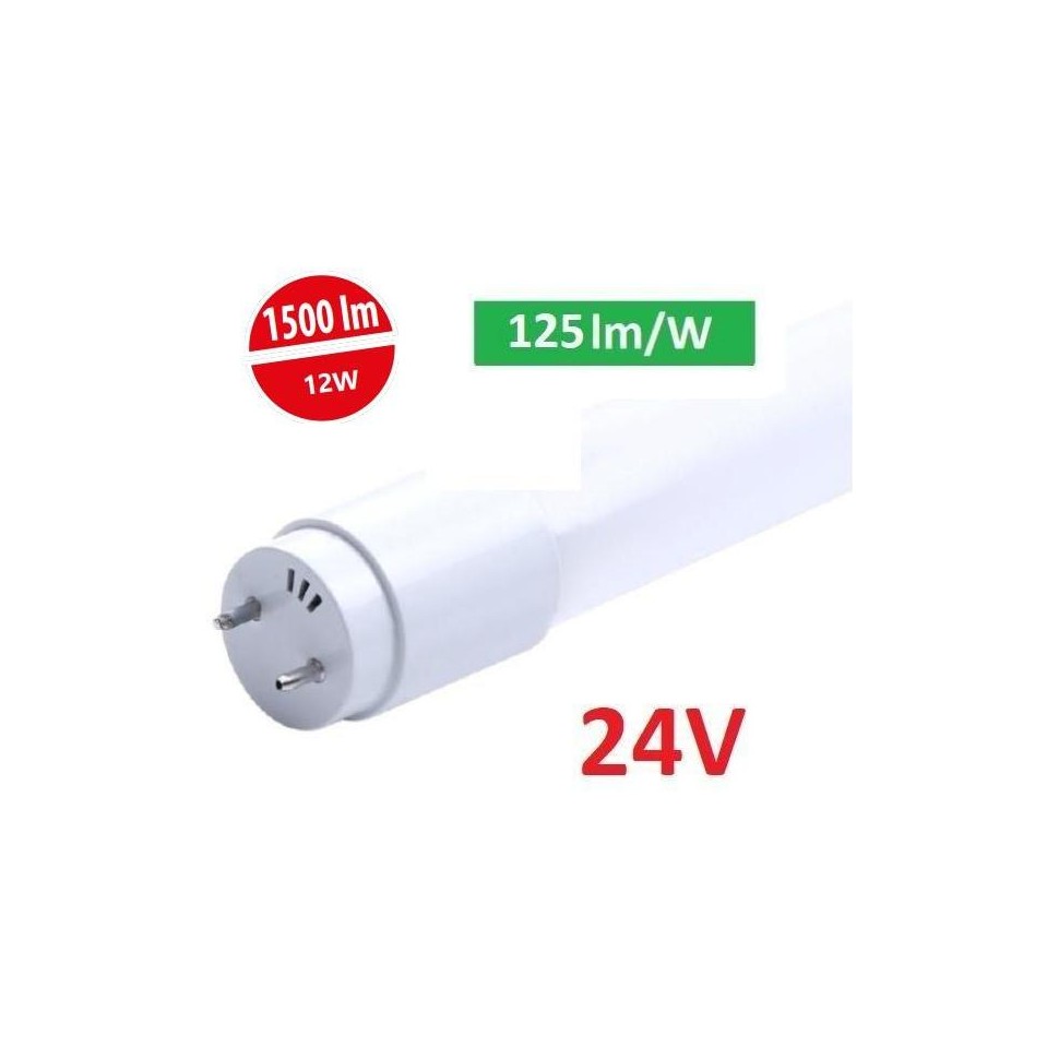 LED trubice LINIO T8 24V - 90 cm - studená bílá - 12W - 1500 lm - glass