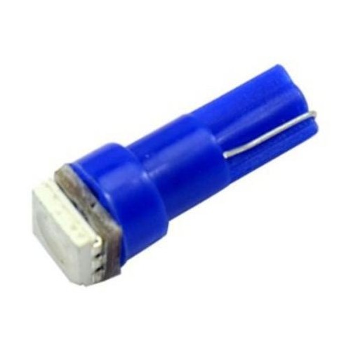 LED auto žárovka LED W2W W1,2W T5 R5 1 SMD 5050 modrá