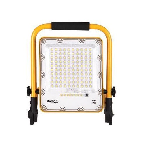 LED reflektor SIGA nabíjecí 50W přenosný s držákem 10Ah 1000lm SLIM NEUTRÁLNÍ