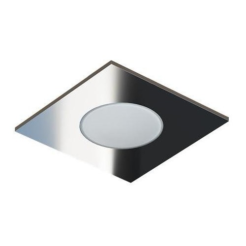 Pevný LED podhled SPOTLIGHT IP65 SQUARE bodovka, stříbrná - neutrální
