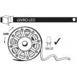 Koncovka LED hadů GIVRO-Z, sada 3 kusy Kanlux 08638